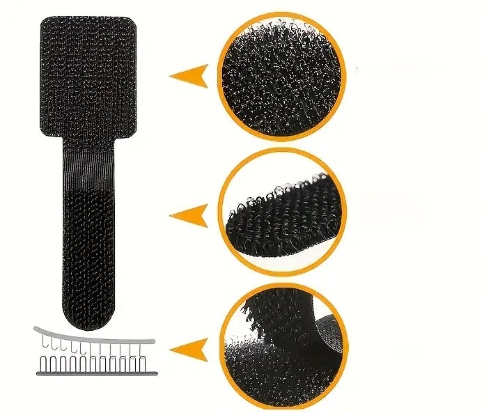Adhesive Cable Management Straps (Pack of 10)