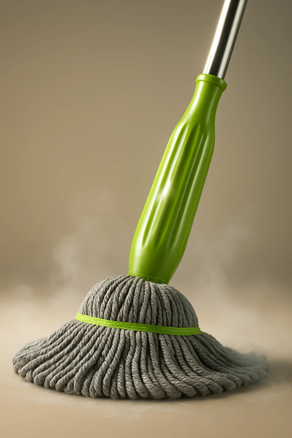 Self-Wringing Spin Mop