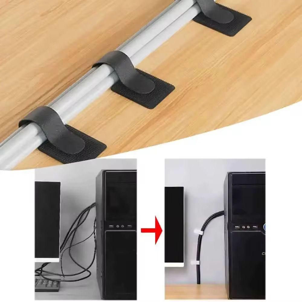 Adhesive Cable Management Straps (Pack of 10)
