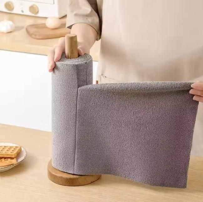 Reusable Microfiber Cloth Roll (Pack of 25, 50, 75)