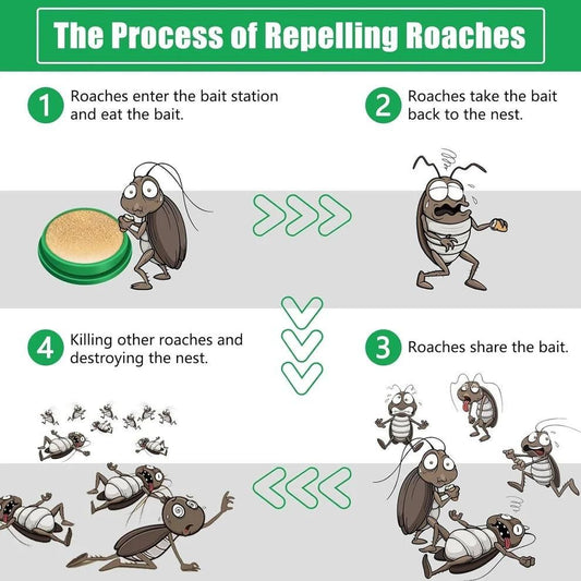 Cockroach Killer Gel/Powder (Pack of 24, 48, 96)