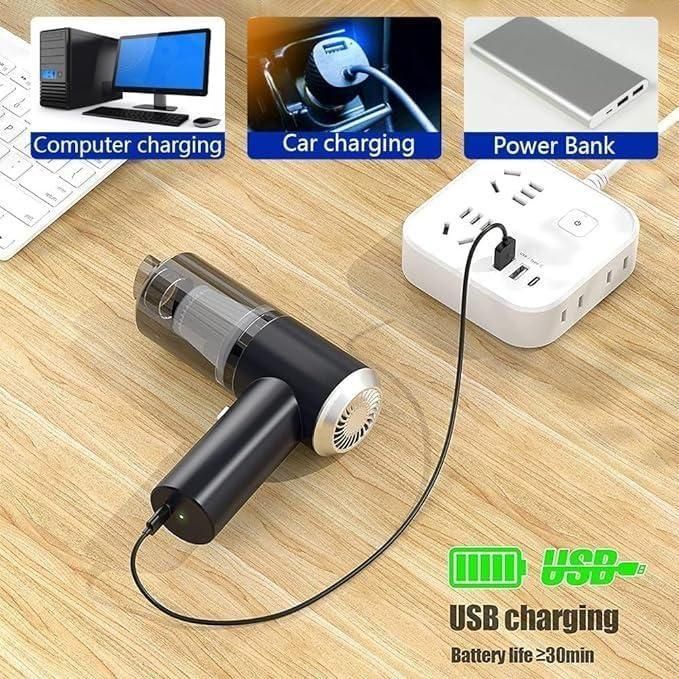 2-in-1 Portable Vacuum Cleaner
