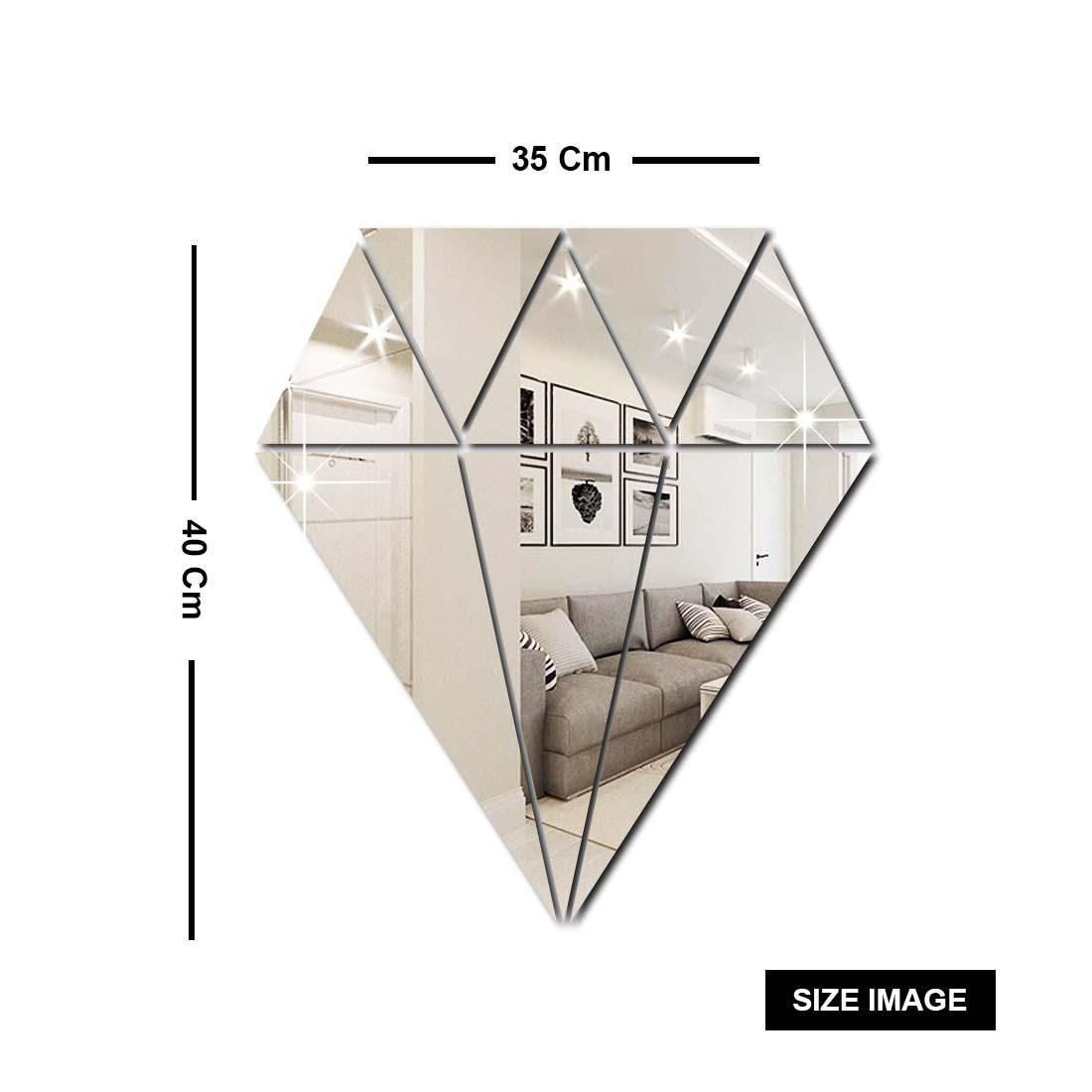 Diamond Mirror Wall Sticker