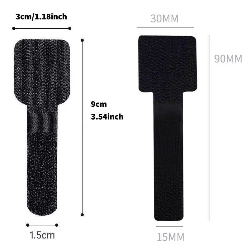 Adhesive Cable Management Straps (Pack of 10)