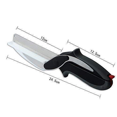 2-in-1 Kitchen Knife with Cutting Base