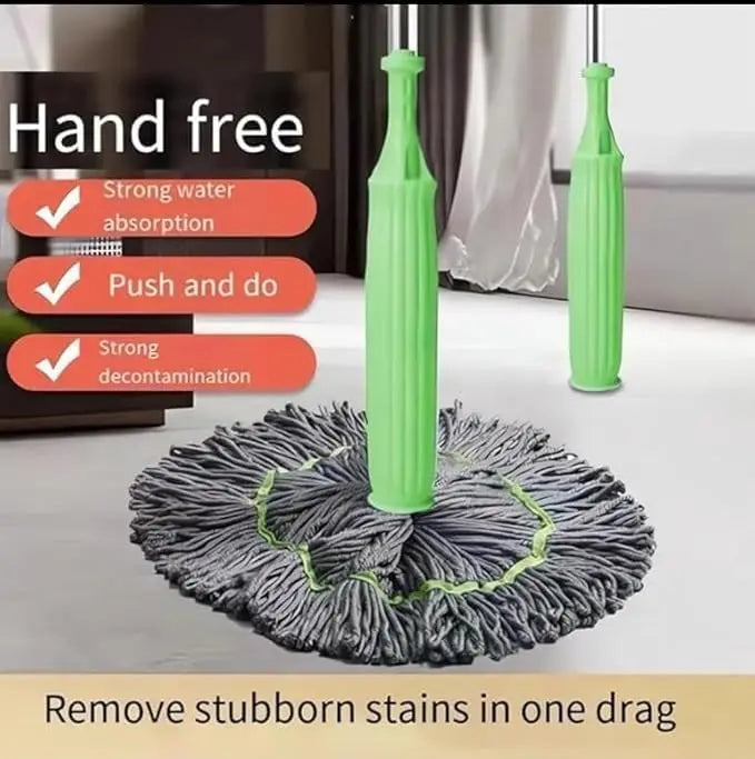 Self-Wringing Spin Mop