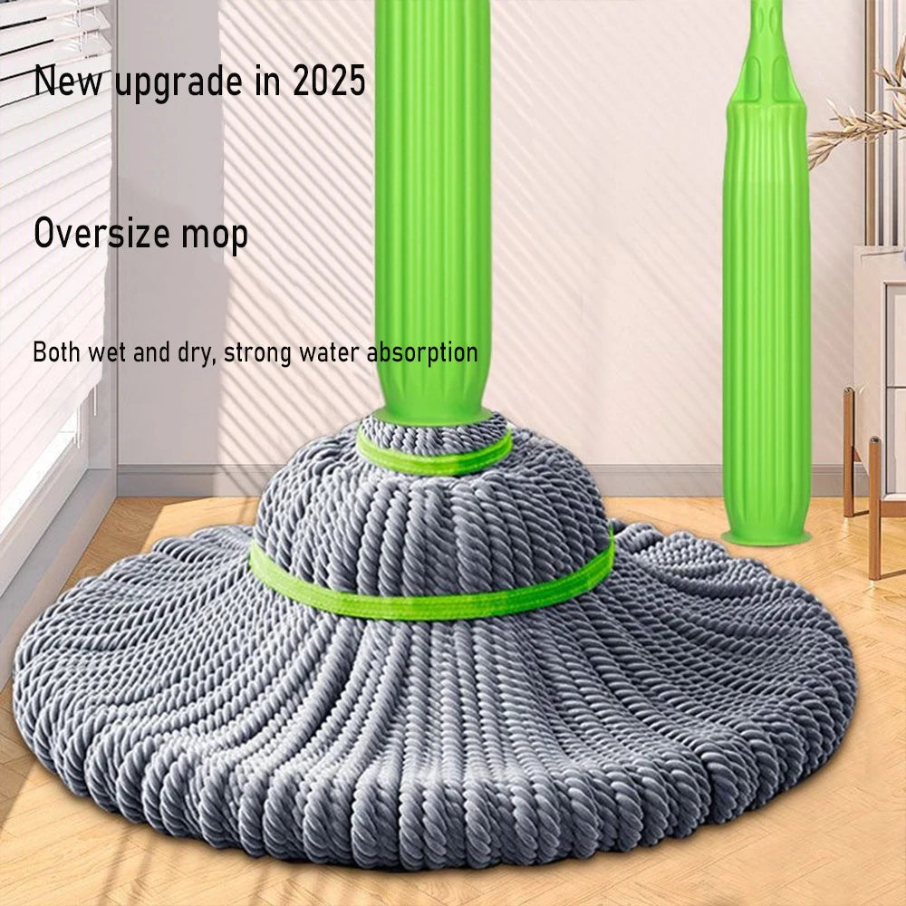Self-Wringing Spin Mop