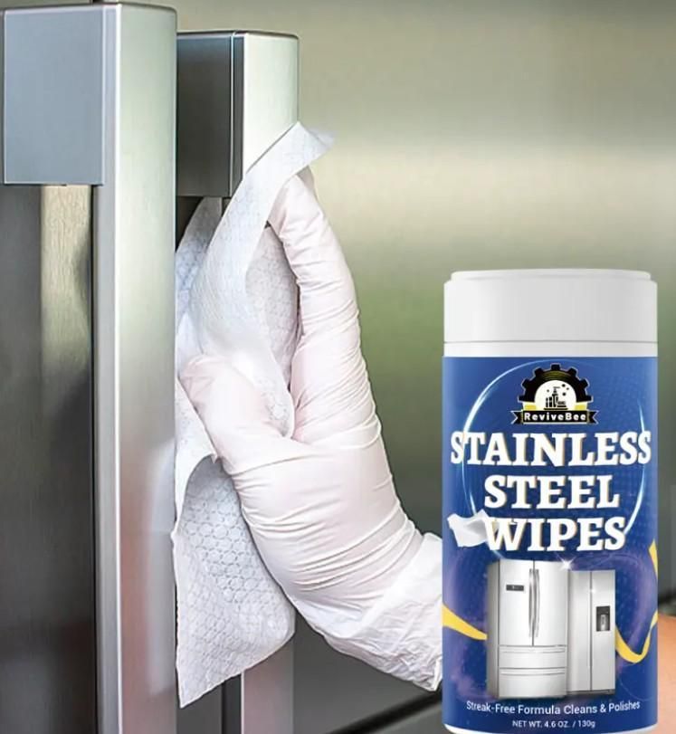 Stainless Steel Cleaning Wipes 130gm