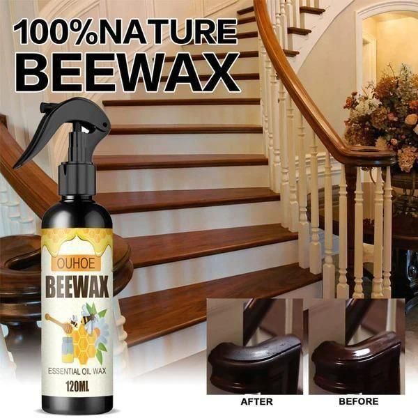 Natural Beeswax Furniture Polish (Pack of 2)