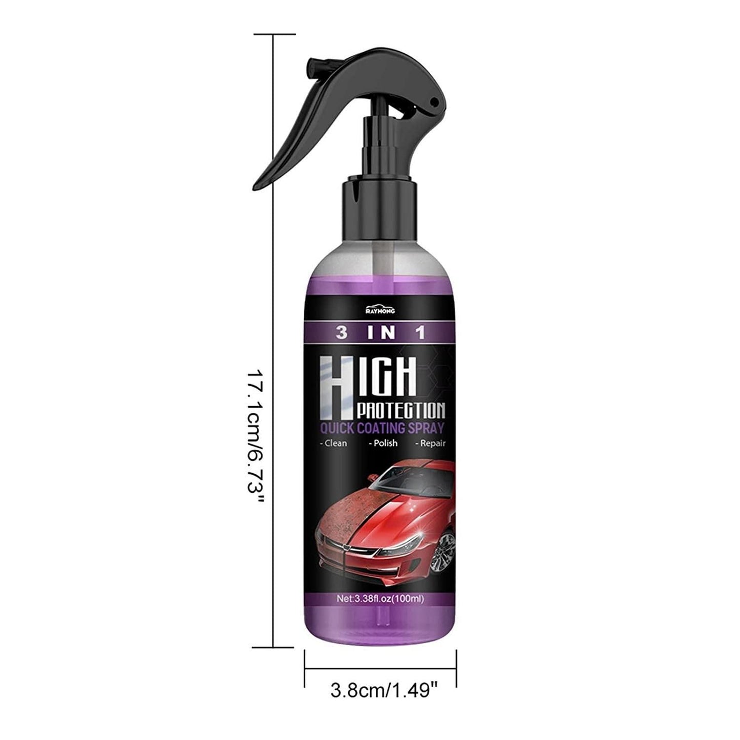 Anti-Scratch Coating Car Spray (Pack of 2)