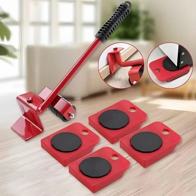 Furniture Lifter & Mover Tool Set (4 + 1)