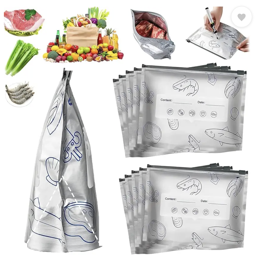 Reusable Aluminium Foil Storage Bags (Pack of 20)